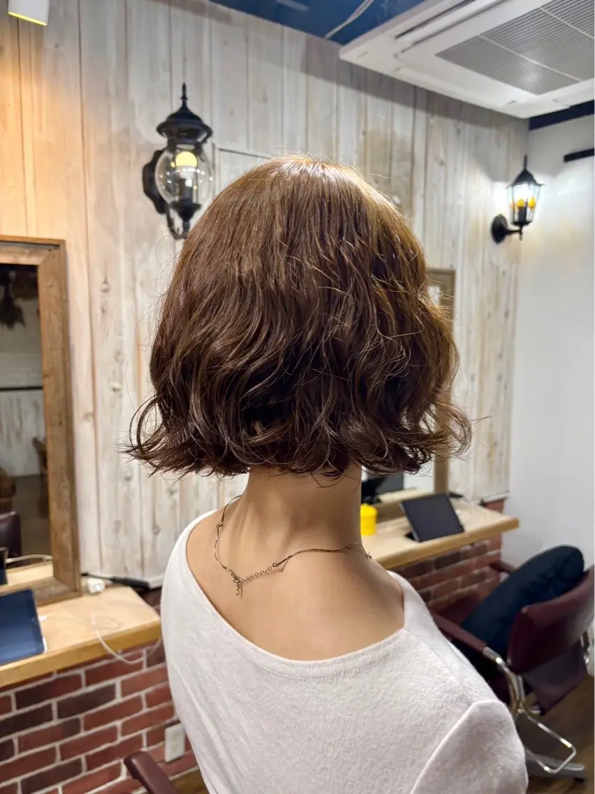 ダブルカラー（ブリーチなし）🧩の写真