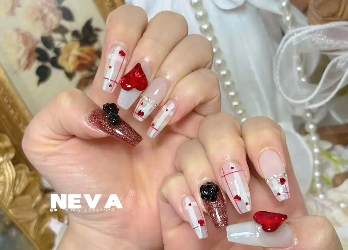 ネイル ハンドネイル ハンドケア 🤍蒲田NEVA ネイル&パーマ🪽のネイルデザイン