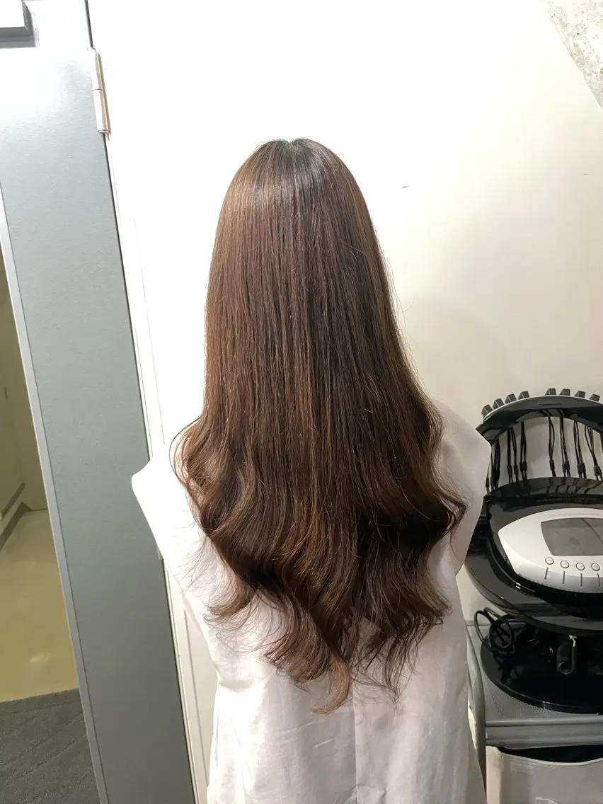 ロング トリートメント トリートメント ニュアンスカラー/ 🫧レミ(坊主)のヘアスタイル