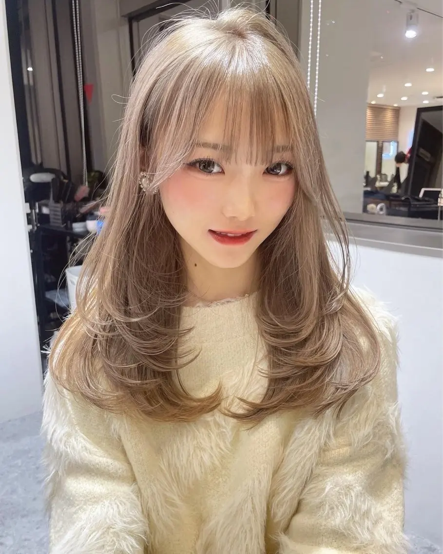 カット＋ダブルカラー＋✨️バイカルテ髪質再生4stepトリートメント✨️の写真