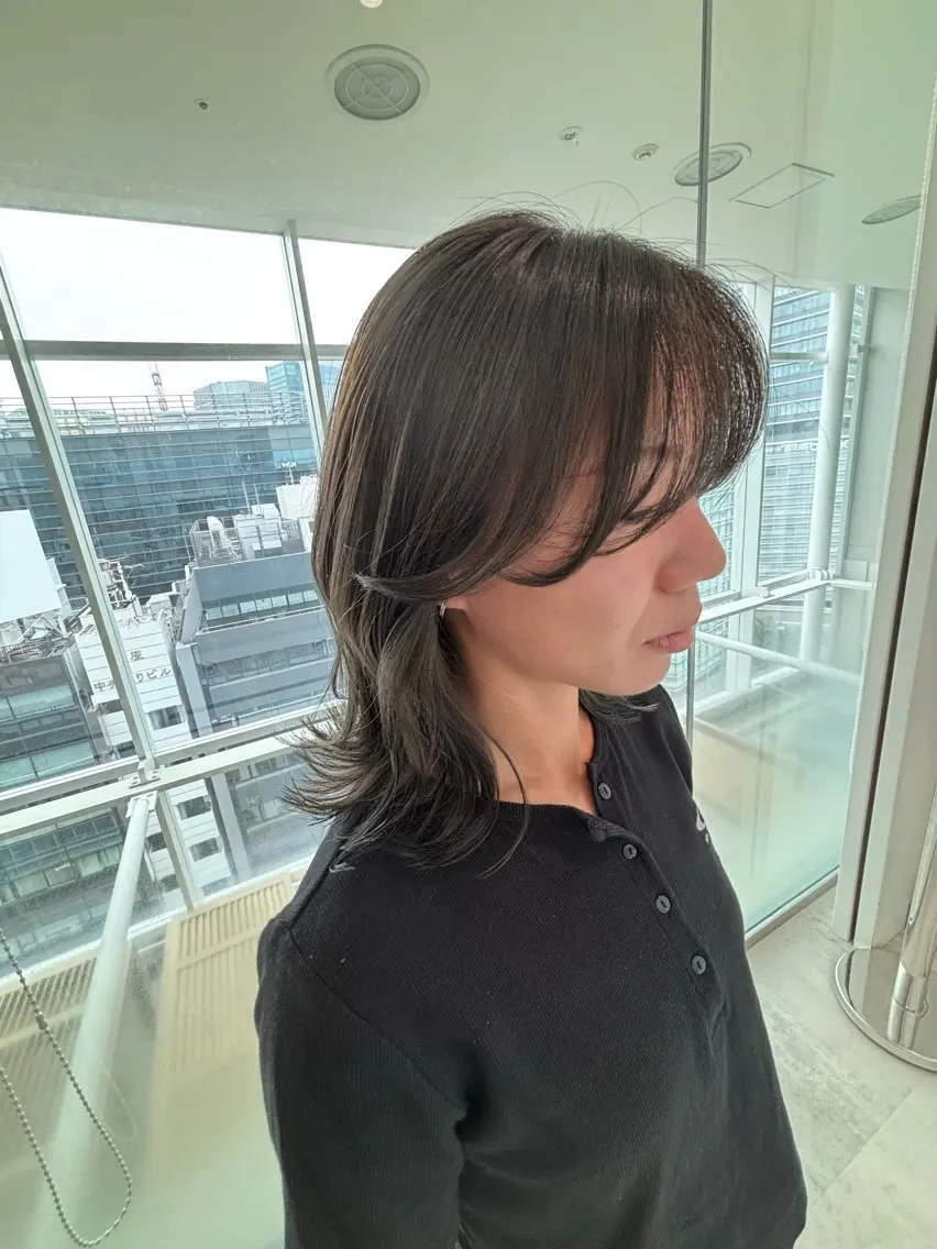 ミディアム 銀座フリーランススタ イリストMIYUKIのヘアスタイル