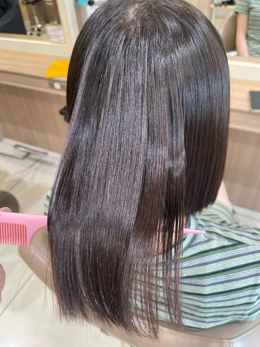 ショート パーマ カット 縮毛矯正 トリートメント 韓国ヘアメイク🎀/ 縮毛矯正✨山本媛香のヘアスタイル