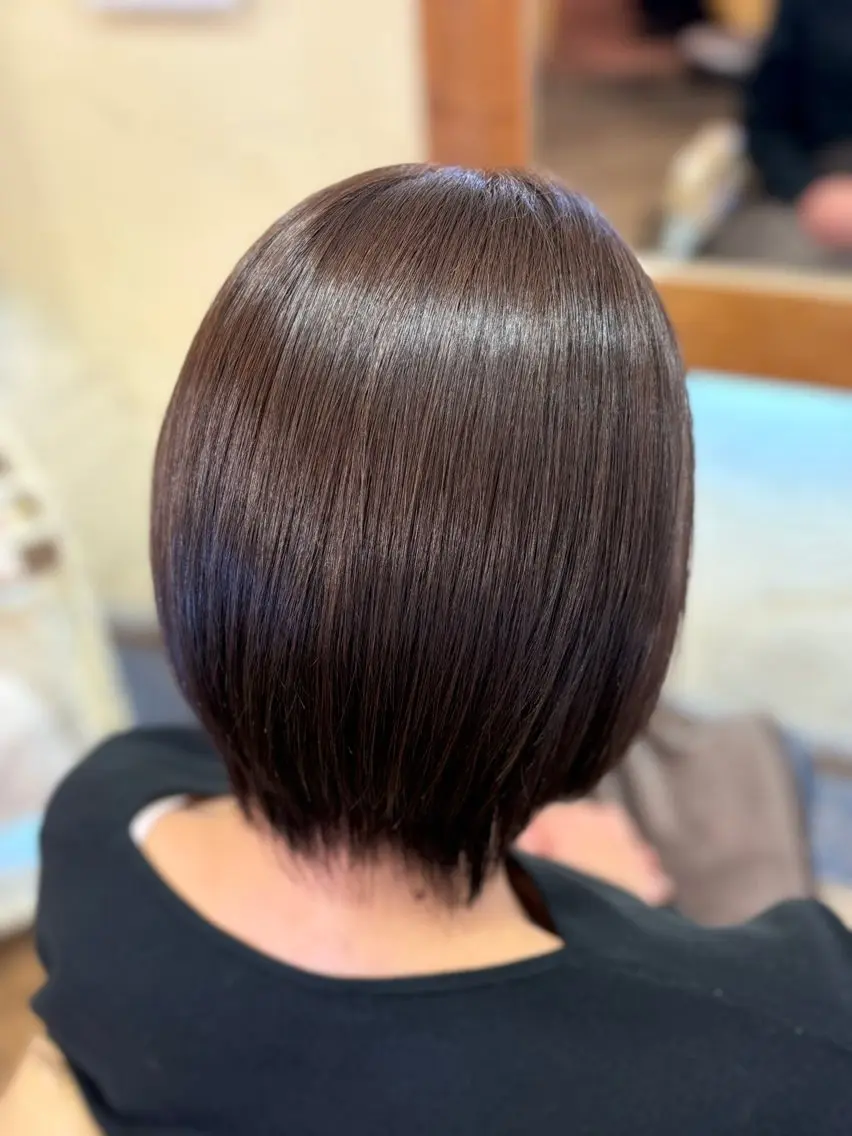 ショート カット ヘアカラー トリートメント 柘植 雅大のヘアスタイル