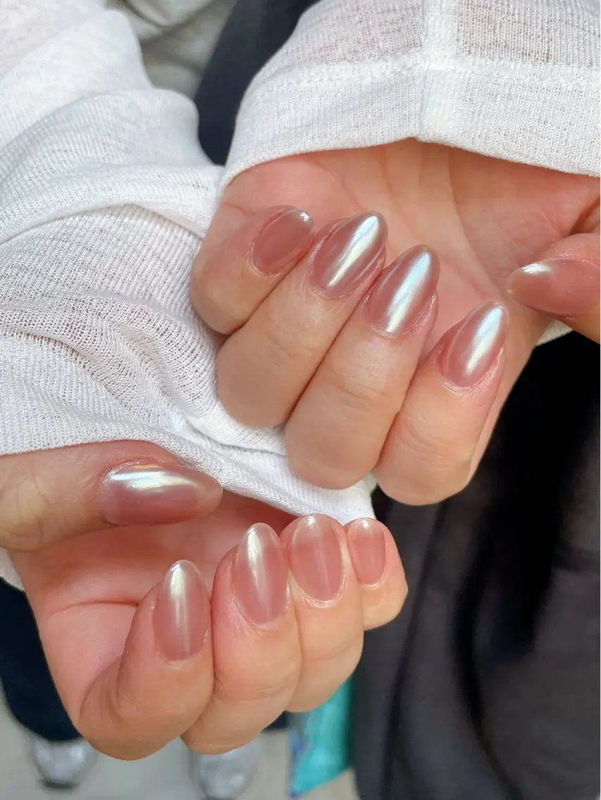 ネイル アニマル柄 オーロラネイル フットネイル フレンチネイル ジェルネイル ハンドネイル kiki nail たまプラーザのネイルデザイン