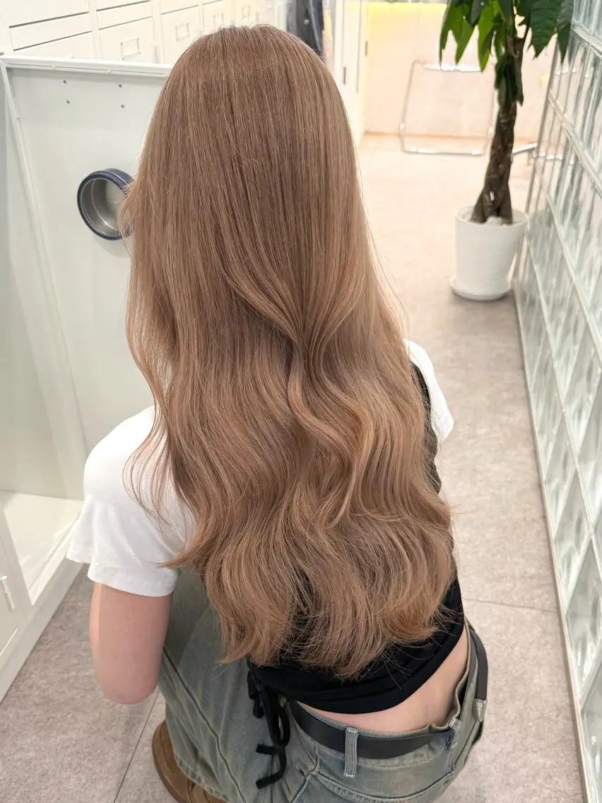 ロング カラー ヘアカラー 似合わせ×ハイトーン ブリーチカラー/大雅のヘアスタイル