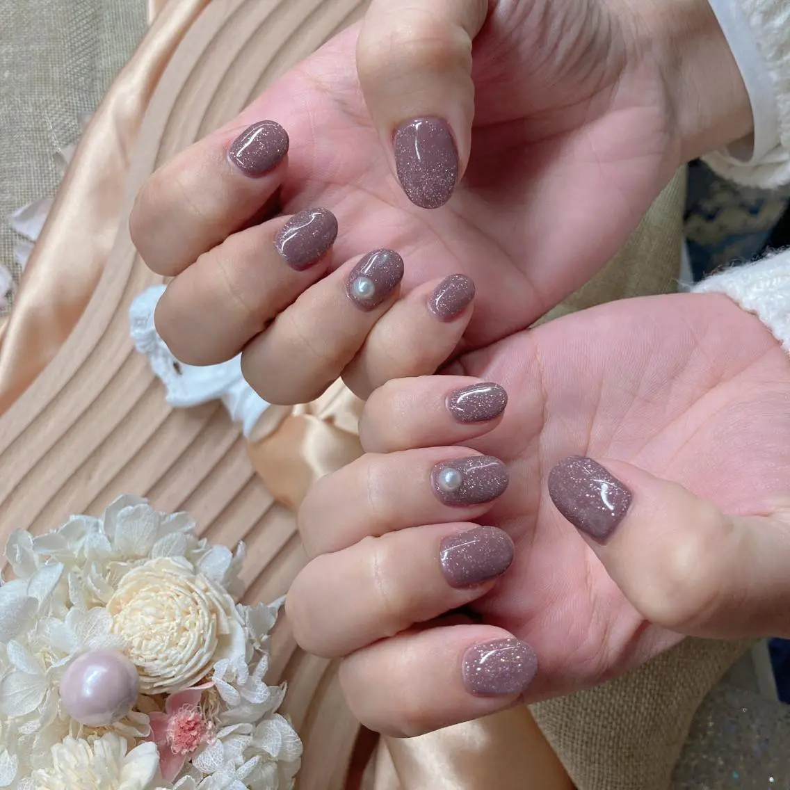 ミディアム ネイル Reonail 💕Kana💕のネイルデザイン