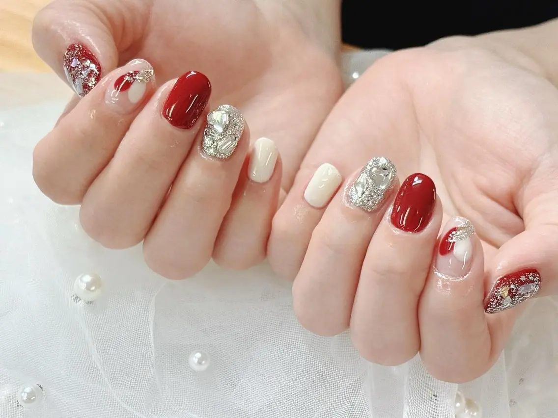 ネイル Hey🌈NAIL 長さ出し専門店のネイルデザイン