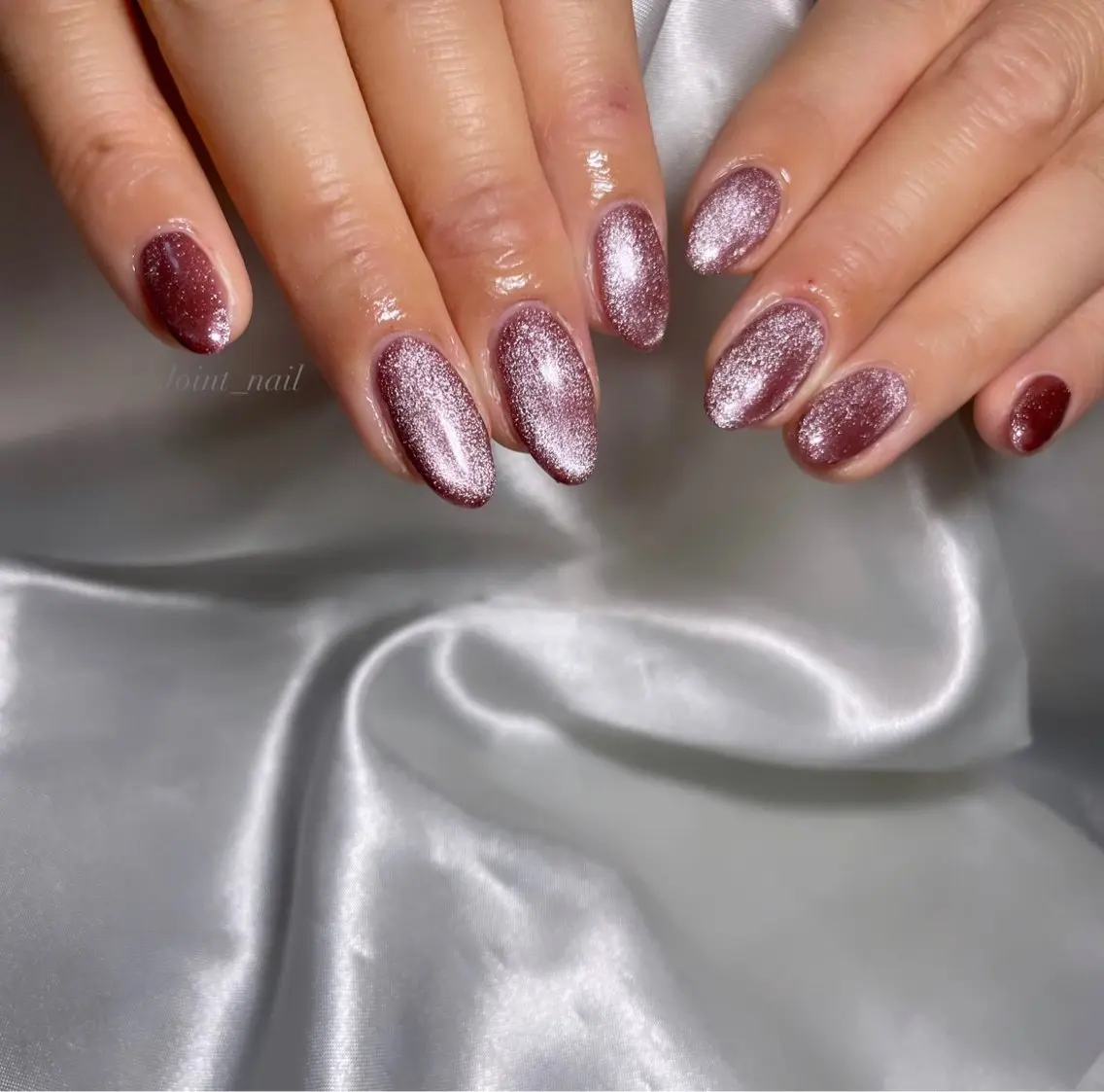 ネイル マグネットネイル ワンカラーネイル Joint_ nailのネイルデザイン