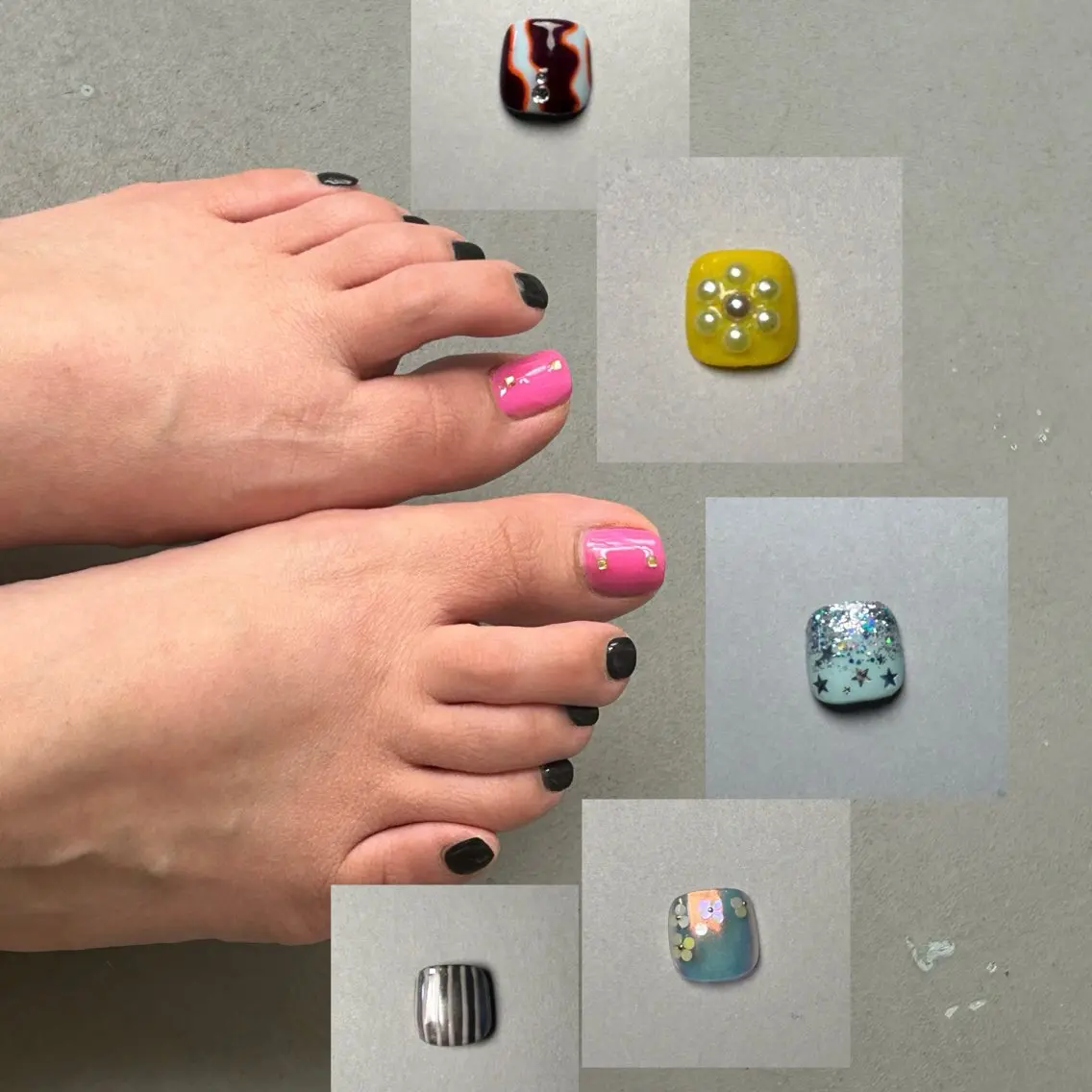 【フット🏄♀️✨/2本アート】持ち込みOK💖(オフ無料)の写真