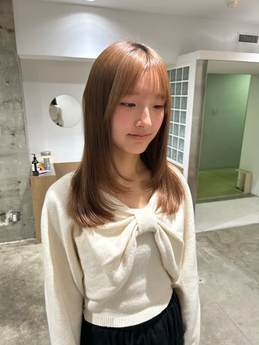 ミディアム レイヤーカット HIYORI 🌼🫧のヘアスタイル