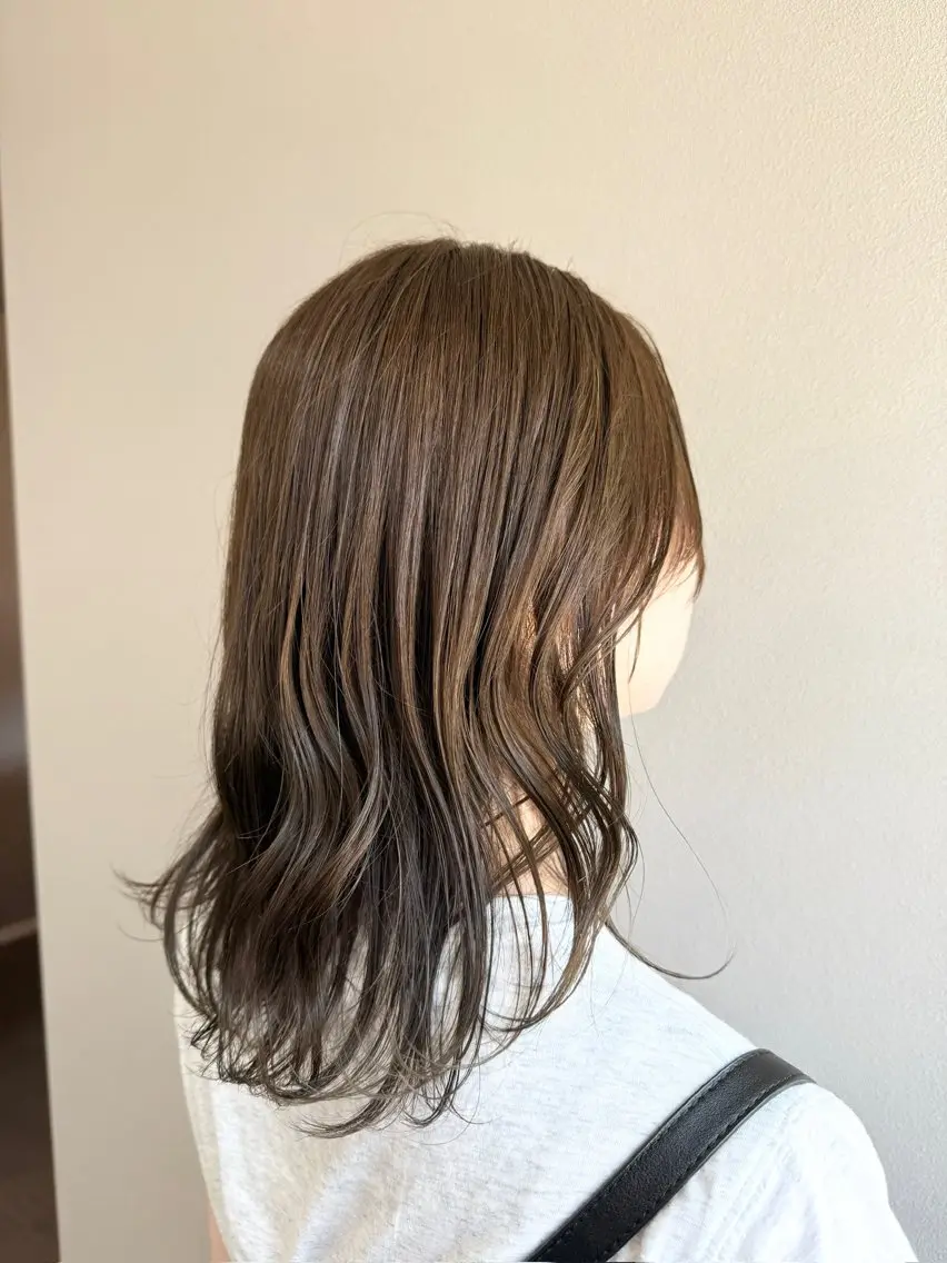 ミディアム カット ヘアカラー トリートメント 酒井 成貴のヘアスタイル
