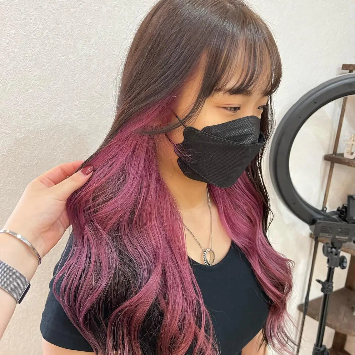 カラー 教野 真央のヘアスタイル