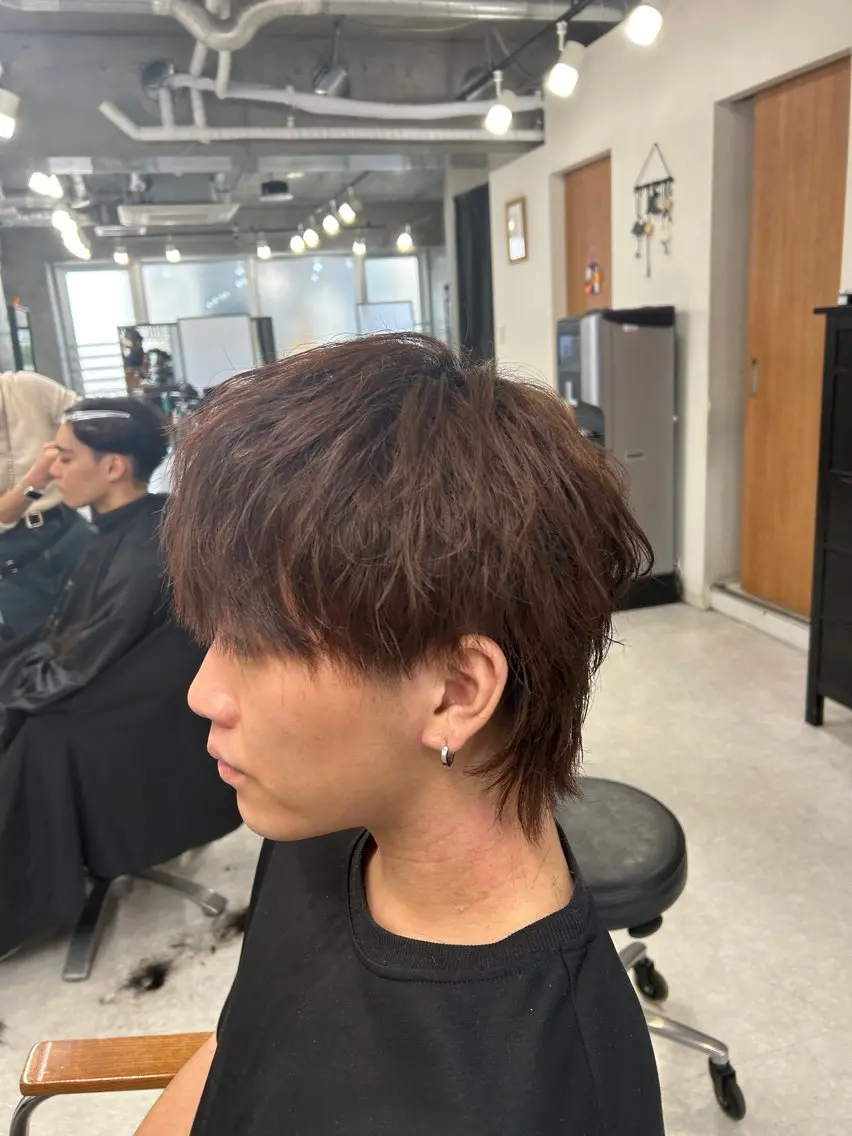 カラー メンズ カット トリートメント ヘッドスパ ヘアセット カズキ🌼曲がる 縮毛矯正のヘアスタイル