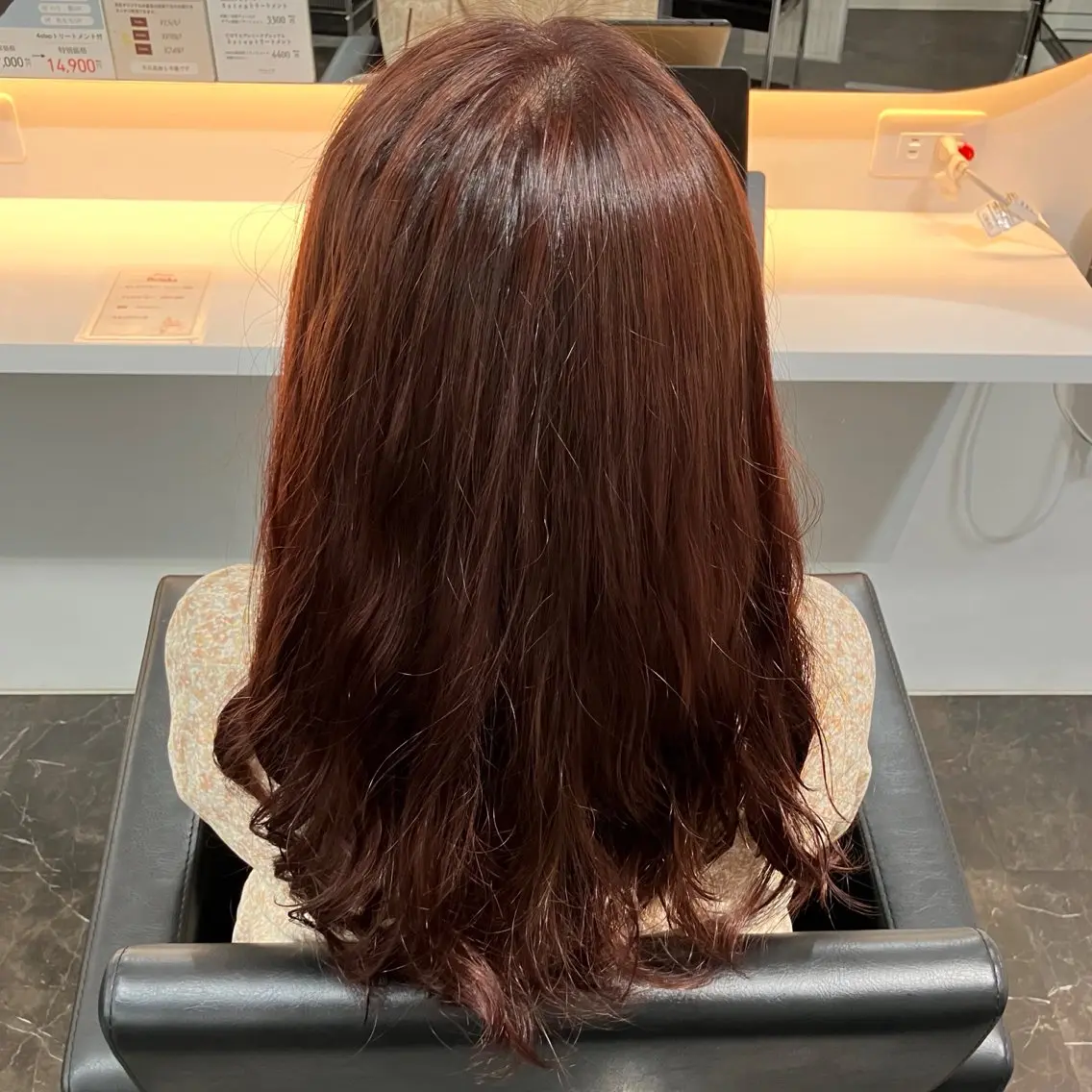 ロング カラー ブラウンカラー ピンクカラー ピンクブラウン カット ヘアカラー Dolceカレン /カットモデル募集中のヘアスタイル