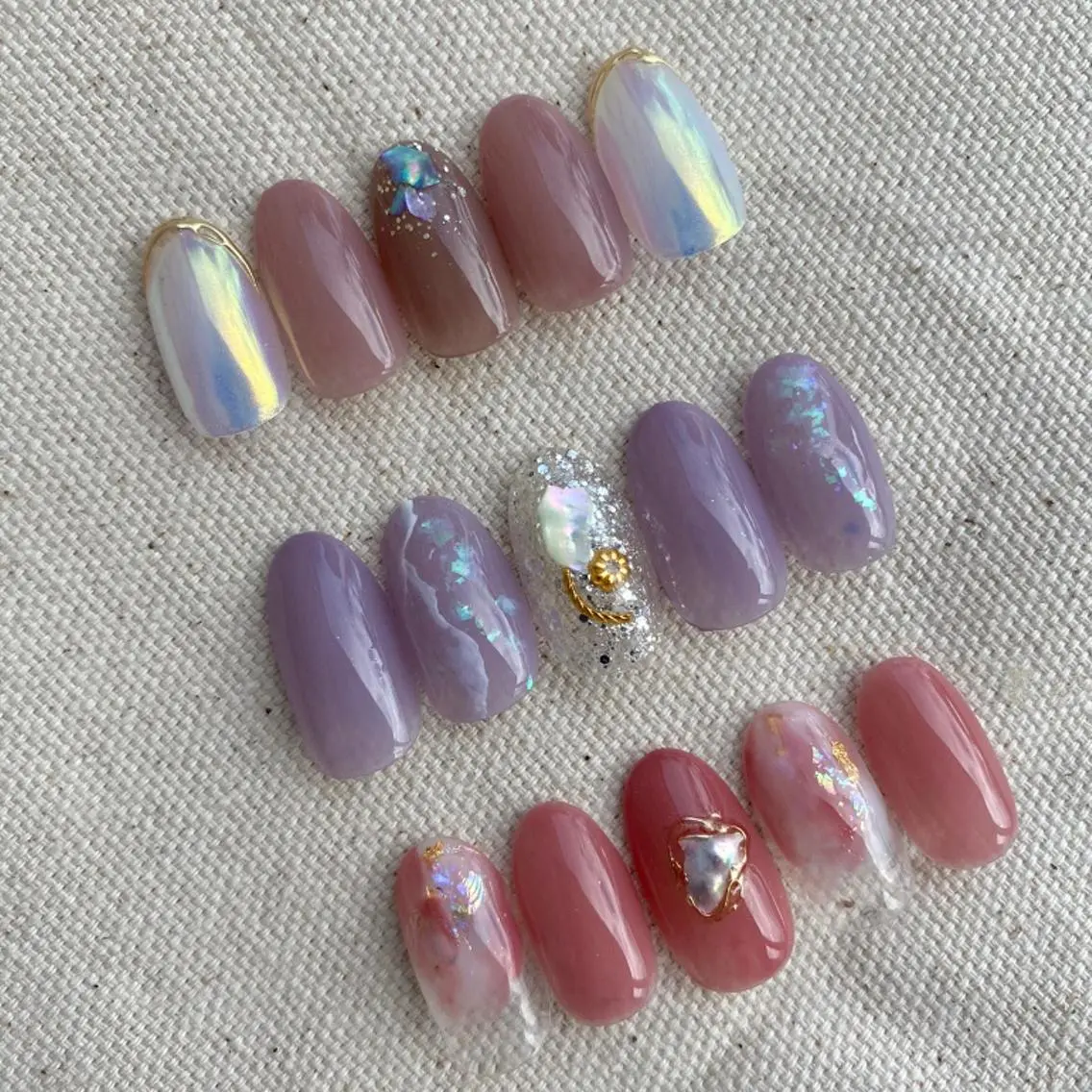 ネイル ハンドネイル shiro ハルカのネイルデザイン