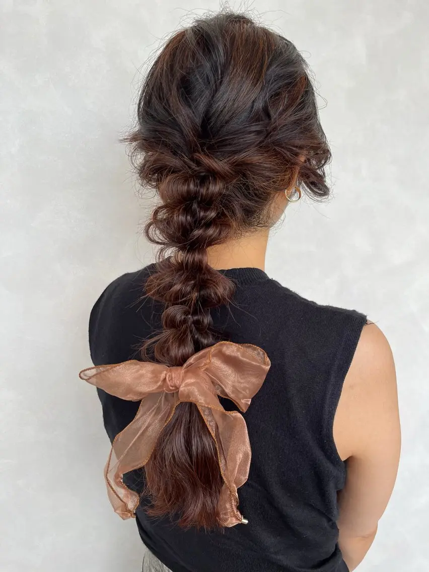 ヘアアレンジ 栗本 栞のヘアスタイル