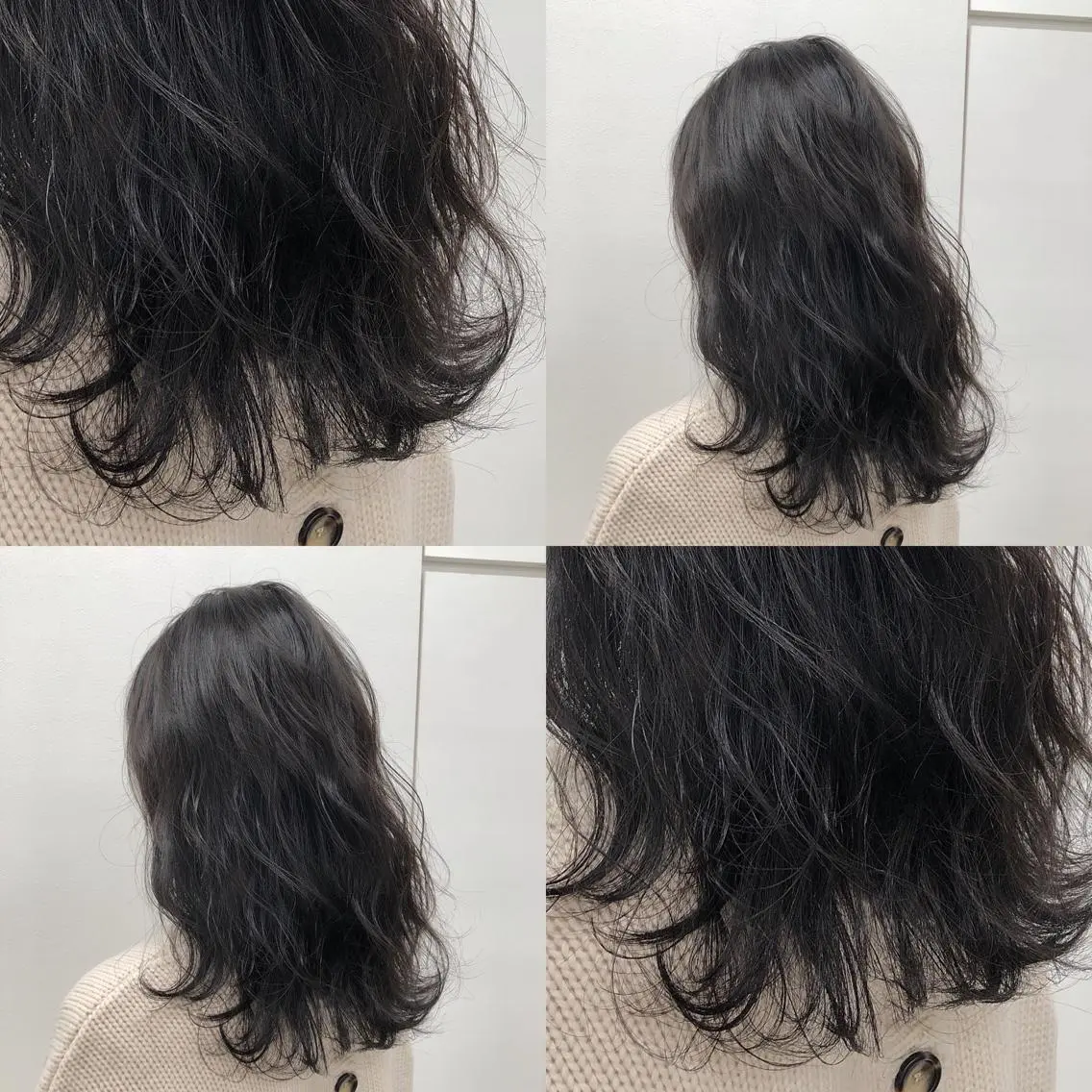 ミディアム カラー パーマ ヘアアレンジ メンズ キッズ 上品＆韓国風 🥀海心🥀のヘアスタイル