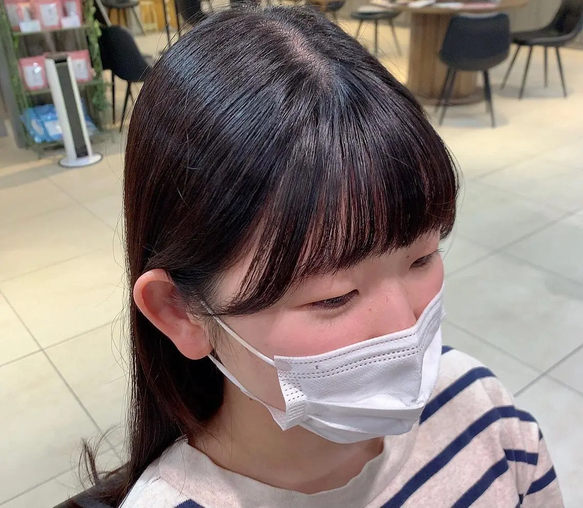 パーマ ハイトーン🤍 古江 実夢のヘアスタイル