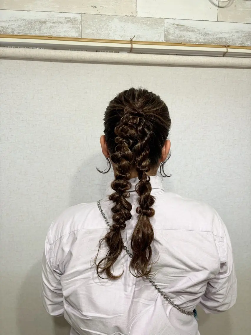 ヘアアレンジ ヘアセット hair salon【クラン】のヘアスタイル