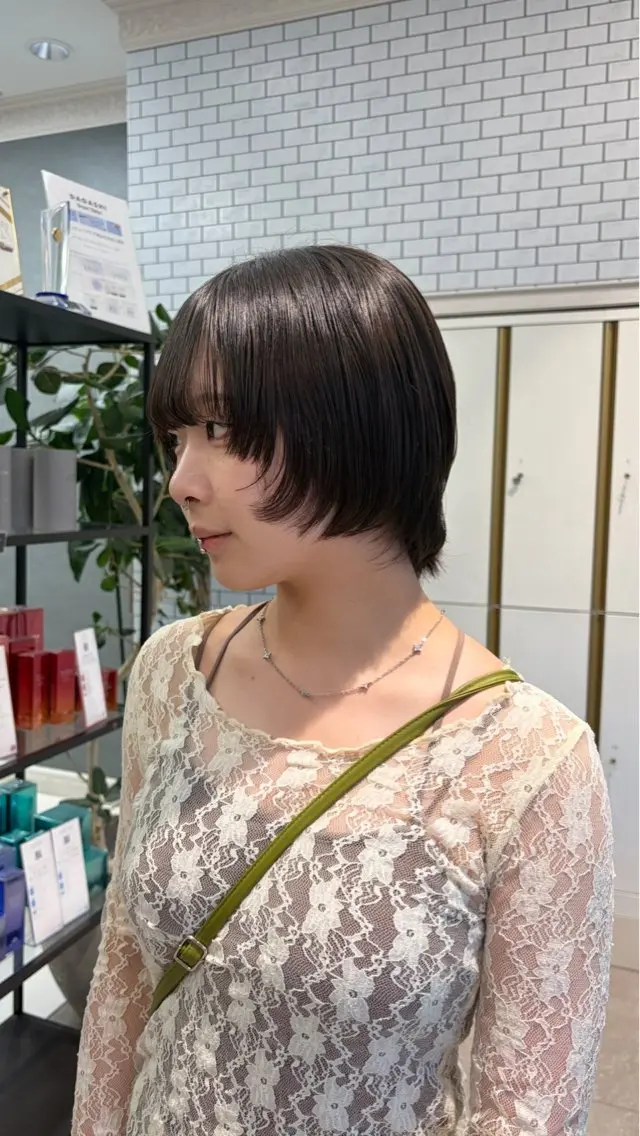 ショート ヘアセット/艶カラー emi🍒のヘアスタイル