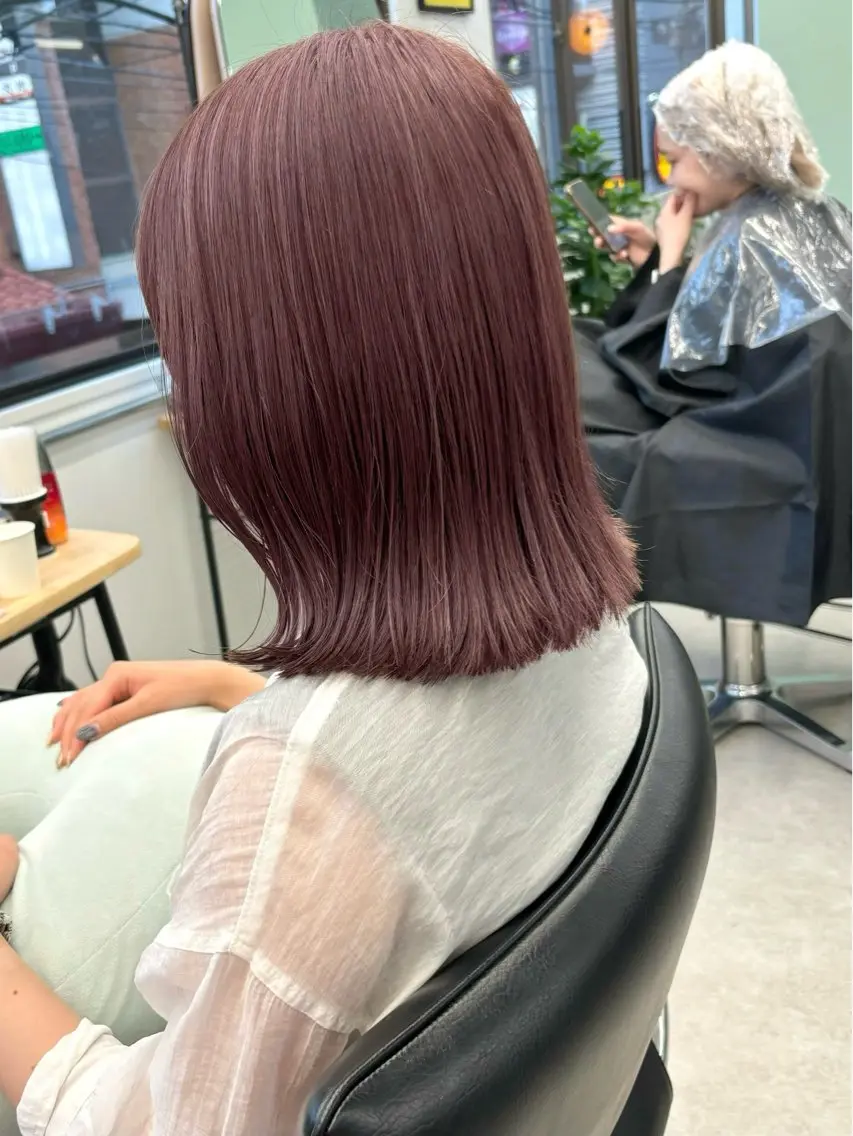 ミディアム ヘアカラー 🍒森木 ゆうか🍒のヘアスタイル