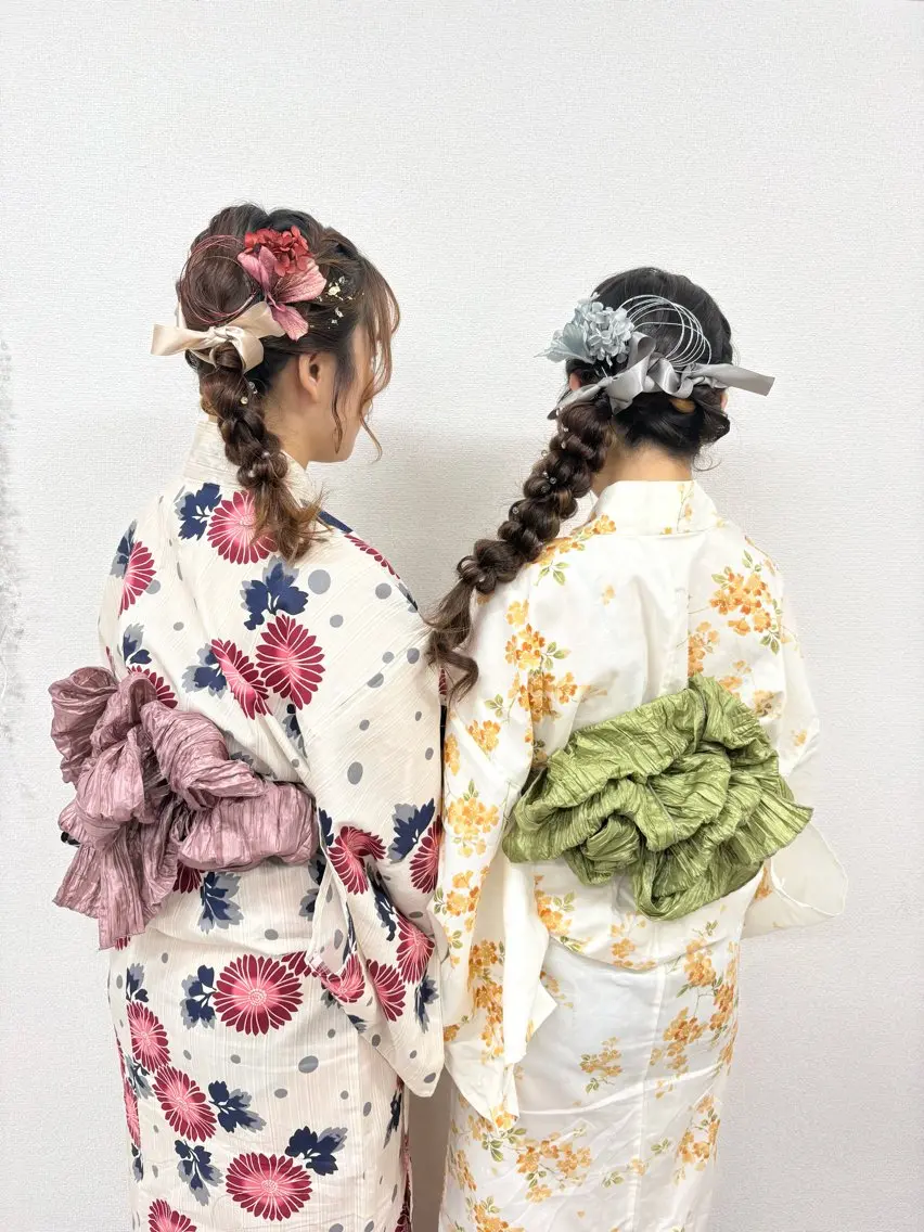 ヘアアレンジ 浴衣 ヘアセット ヘアサロン ミカヅキのヘアスタイル