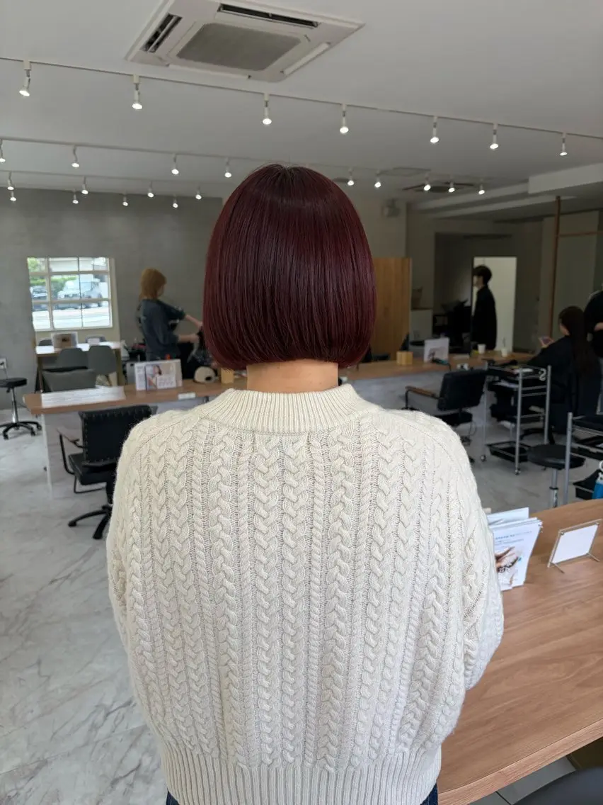 ショート カラー ボブ 似合わせカット YUUKI/ミニボブ ボブ/髪質改善のヘアスタイル