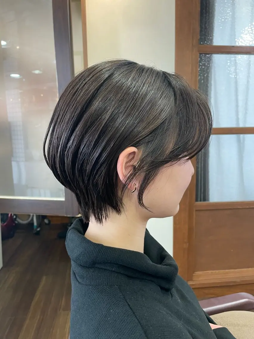 ショート 💜カラー/縮毛矯正 /NARUKA💜のヘアスタイル
