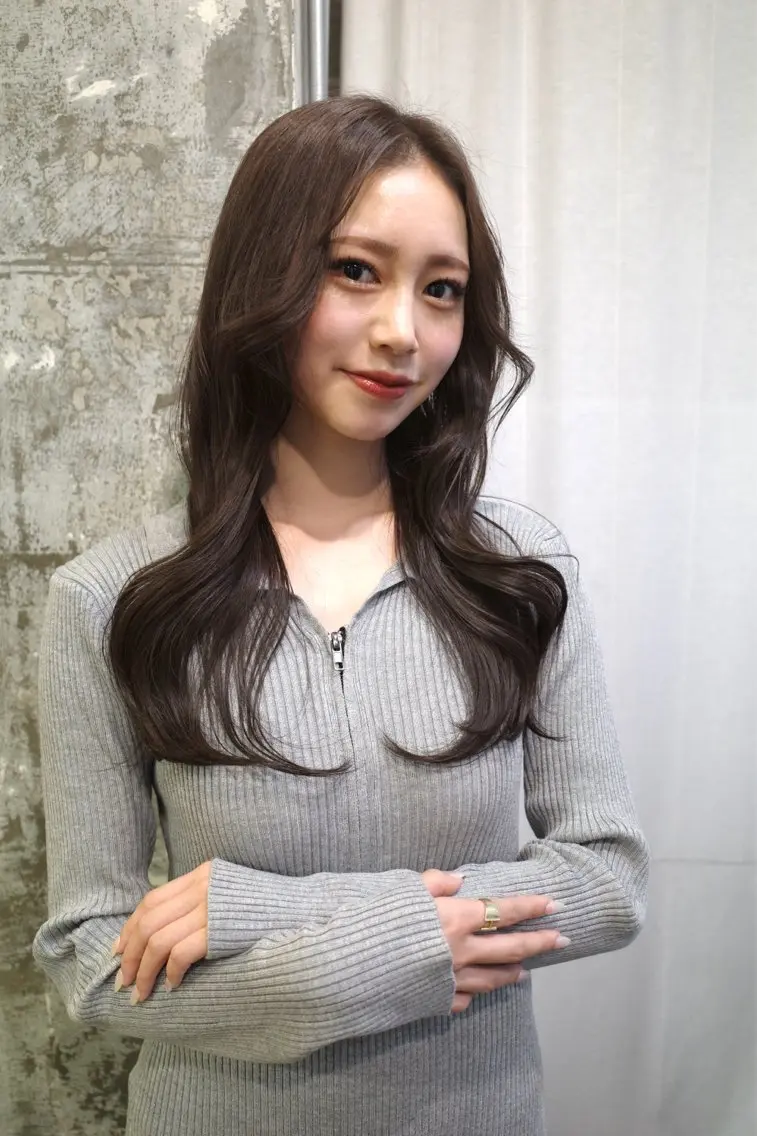セミロング ヘアカラー 福岡美容室ハイトーン koudaiのヘアスタイル