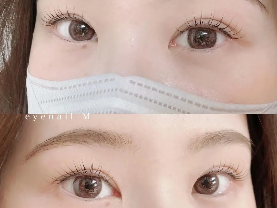 マツエク・マツパ eyenail m🌿期間限定のマツエク・マツパデザイン