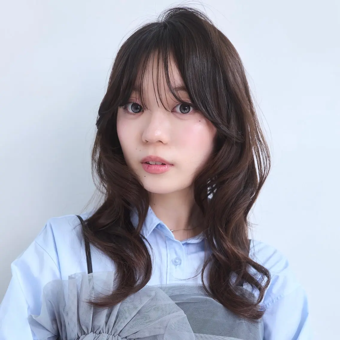 セミロング カット ヘアカラー トリートメント 韓国/ハッシュカット /レイヤー🧸千純のヘアスタイル