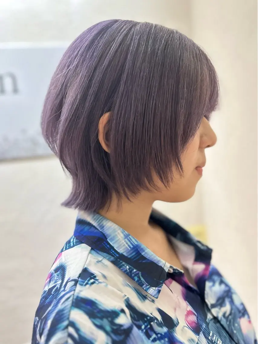 ミディアム カラー ブリーチ ケアブリーチ ダブルカラー イヤリングカラー ハイトーンカラー DAIKIベージュ 🍂レイヤーカットのヘアスタイル