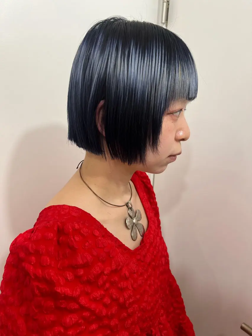 ショート ヘアカラー トリートメント 💥ウルフカット デザインあんな💥のヘアスタイル