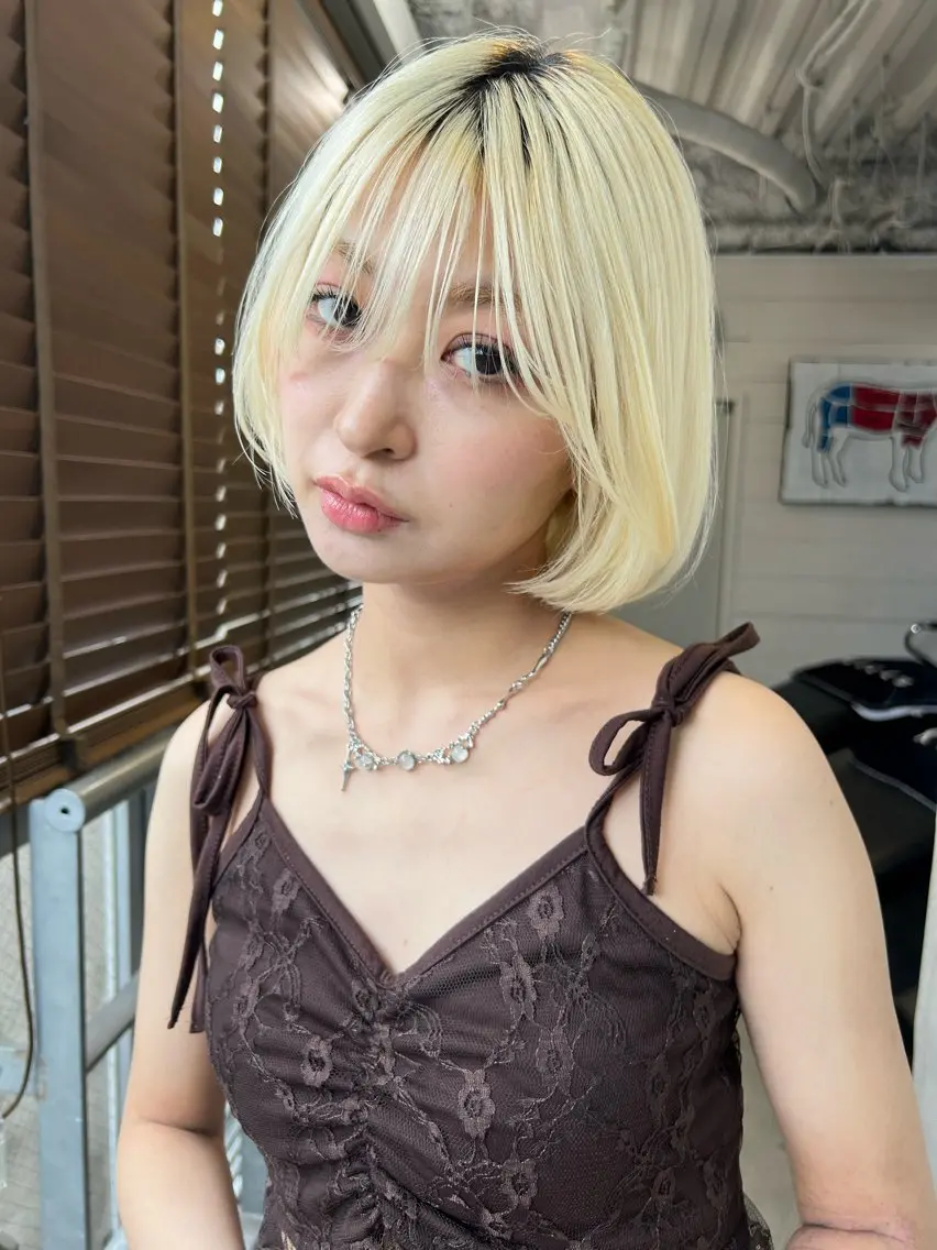 ショート カラー メンズ 抜きっぱなしブロンド ブロンド カット ヘアカラー トリートメント 🧸艶々韓国ヘア 🧁mizunaのヘアスタイル