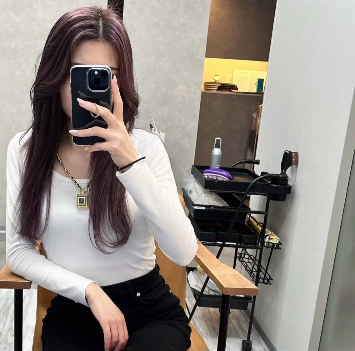 🖤透明感color +似合わせ”cut + 韓国式トリートメントの写真