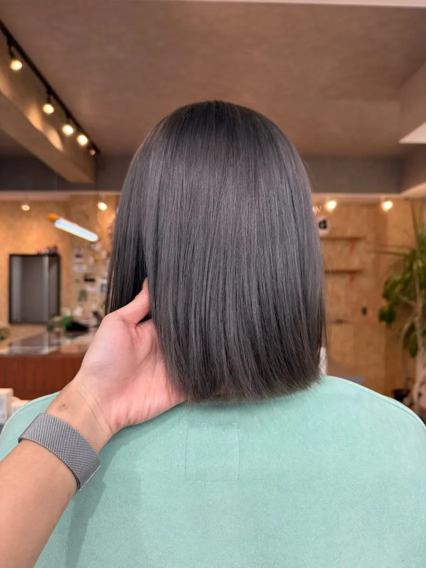 ショート カラー グレージュ ヘアカラー カットモデル yumekaのヘアスタイル