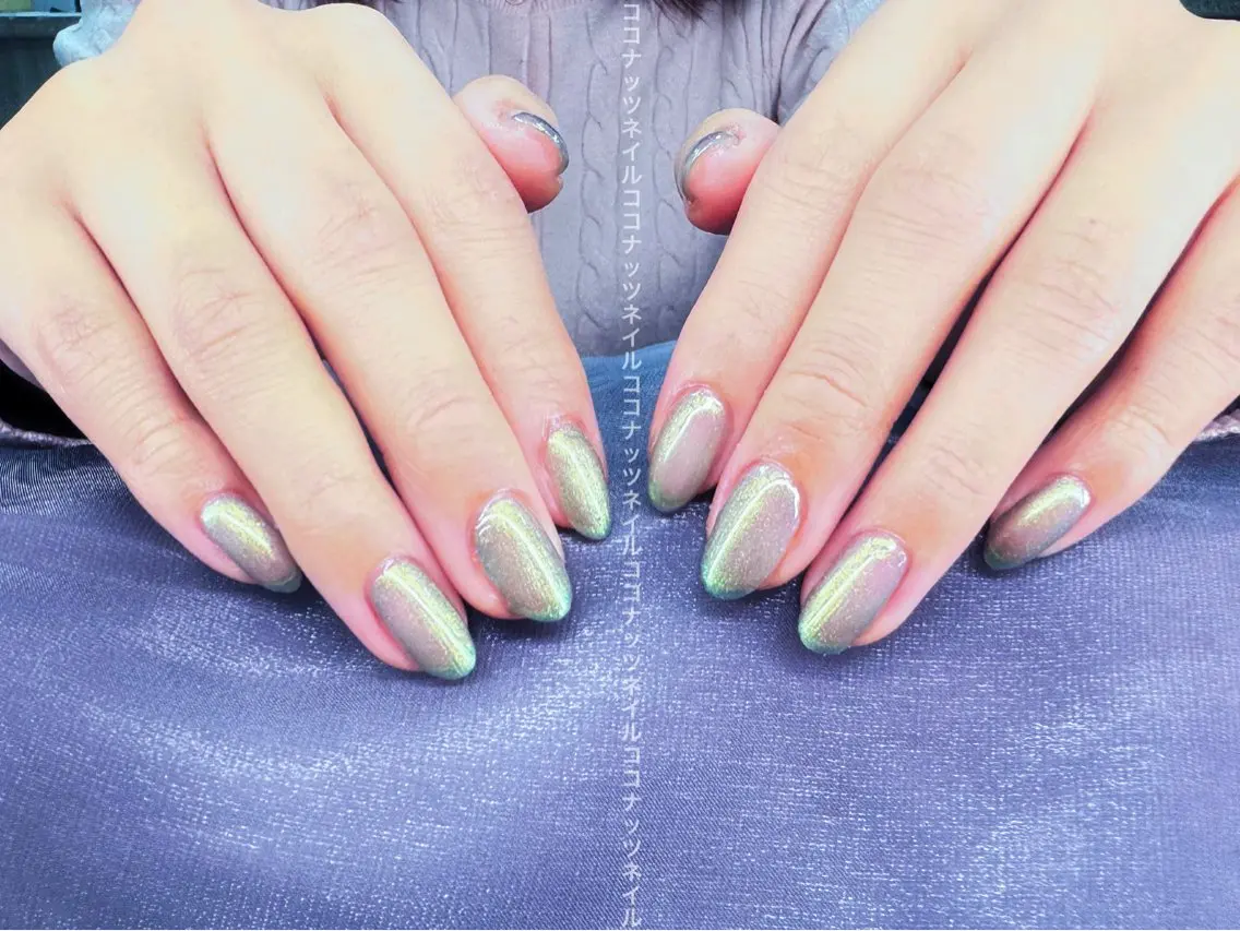 ネイル HOSHINO NAIL_長さだしのネイルデザイン