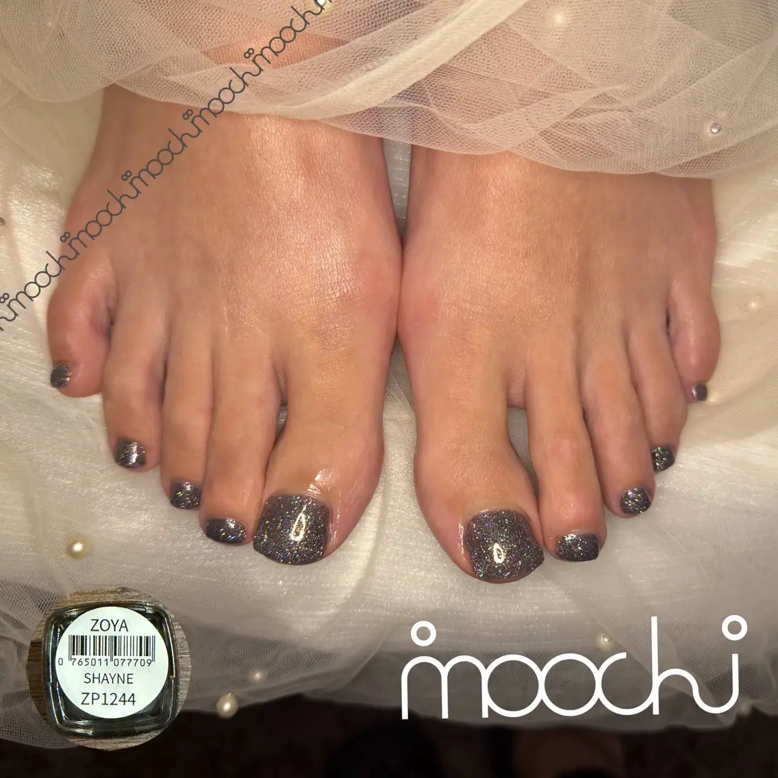 ネイル フットネイル ジェルネイル ワンカラーネイル Nail Salon Moochiのネイルデザイン