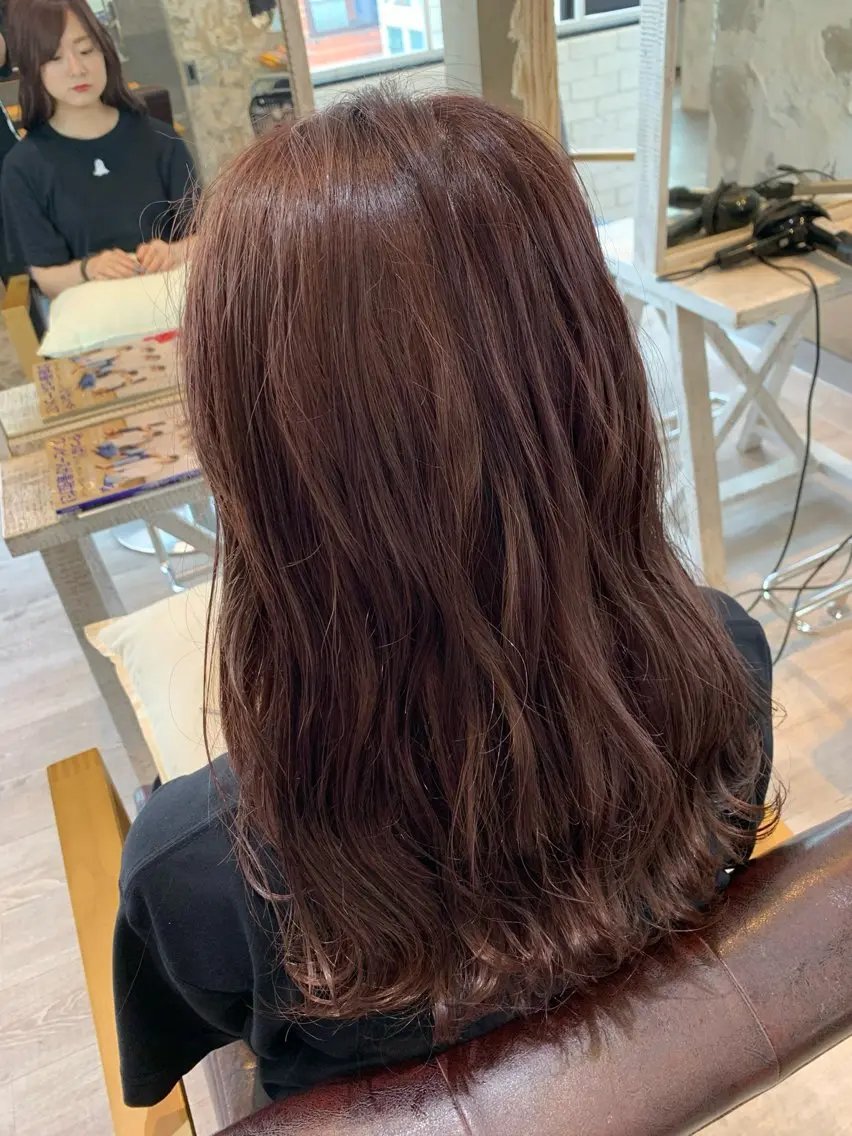 ロング カラー 塚本 昂のヘアスタイル