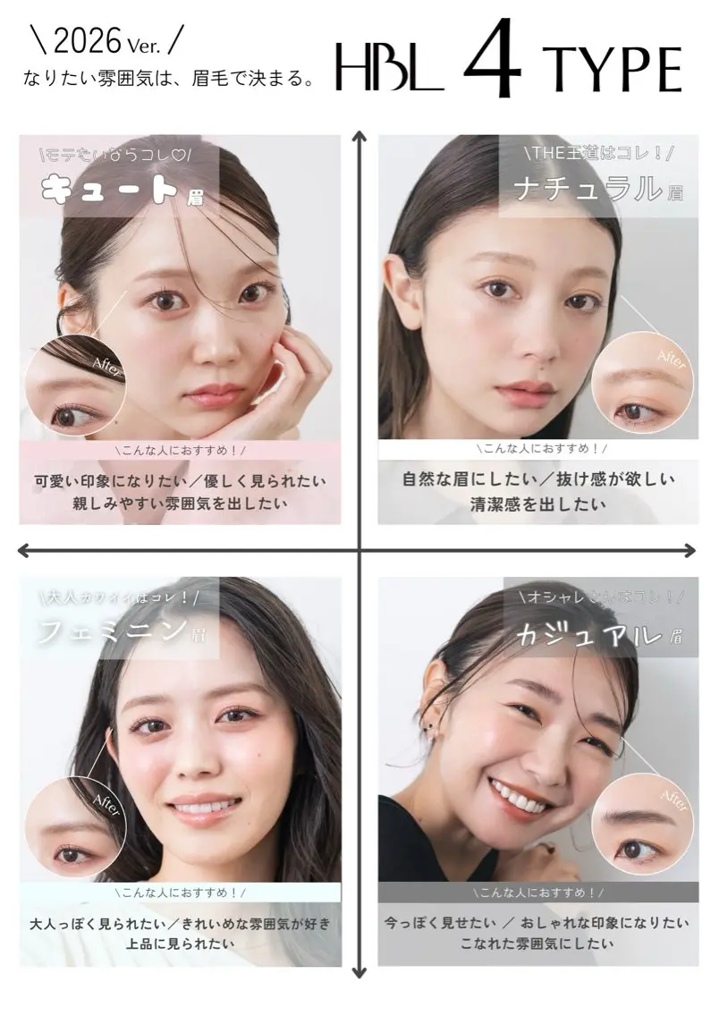 アイブロウ HBL/立川/眉毛 上野由理の眉毛・アイブロウイメージ