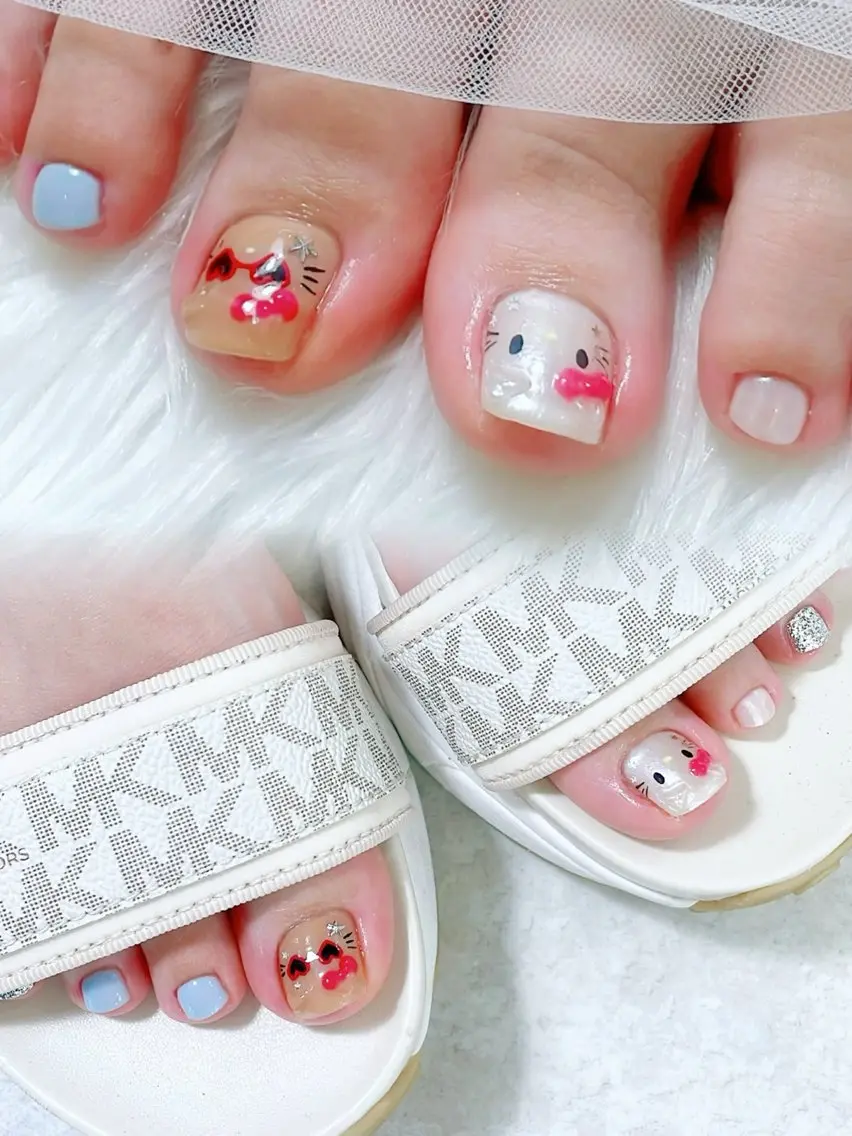 ☆footオフあり☆【何度でもオフ無料！】2本アートコース🎀5000円→4400円の写真