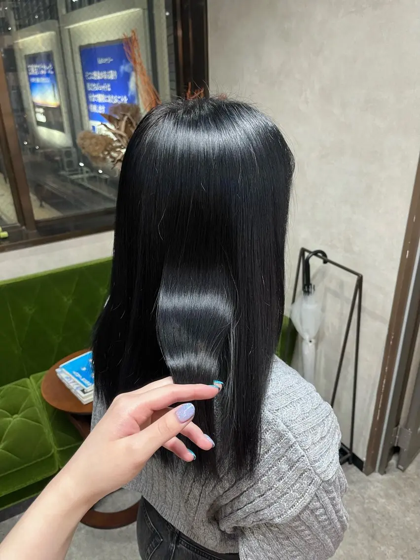 🌀ブリーチなし 寒色カラー🌀の写真