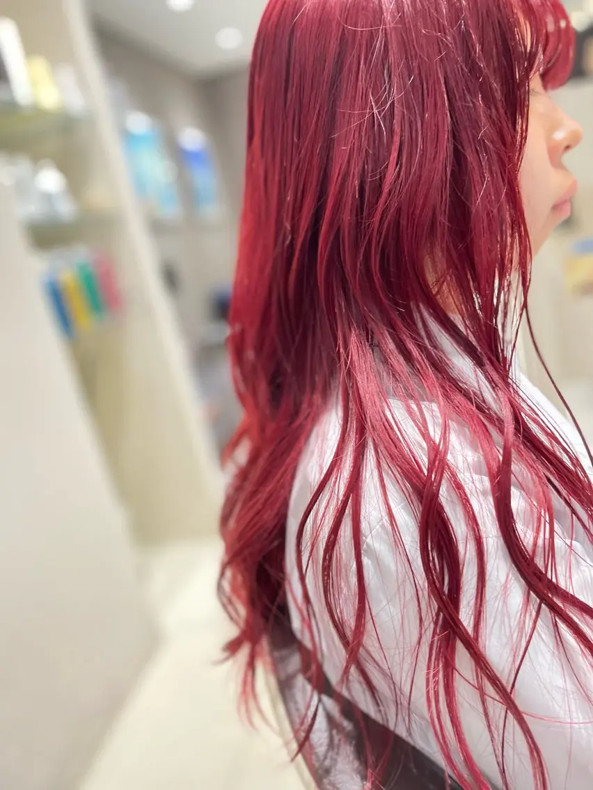 ロング カラー ヘアカラー Ma ruのヘアスタイル