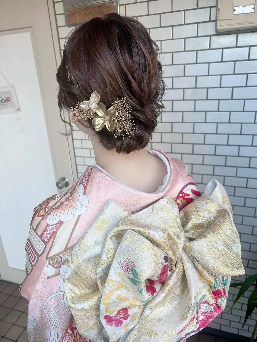 🍒《振袖着付け+ヘアセット》🍒成人式当日利用不可の写真