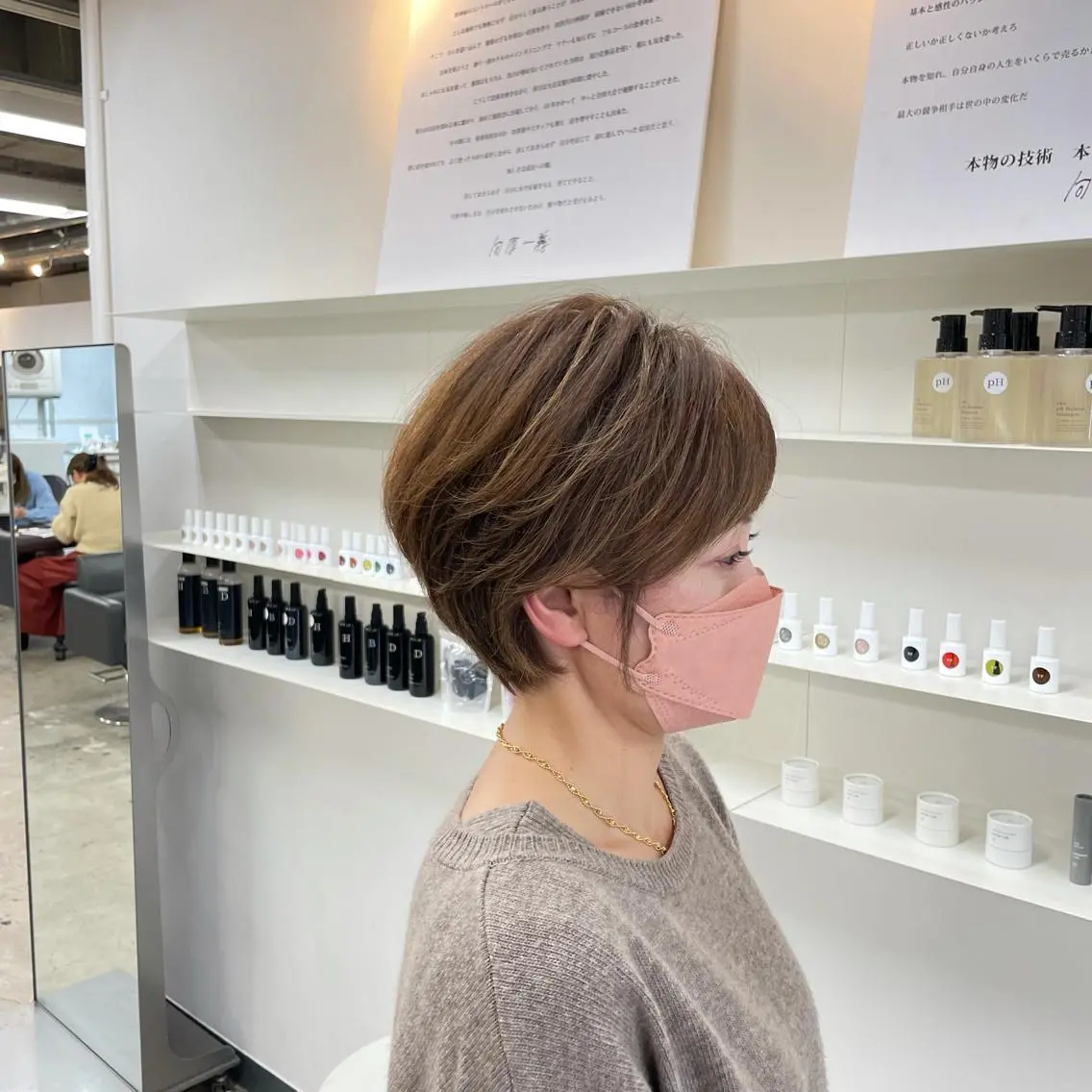 ショート 似合わせカット ショートヘア カット 🥀似合わせ🥀 柔らかカラー・タイトのヘアスタイル