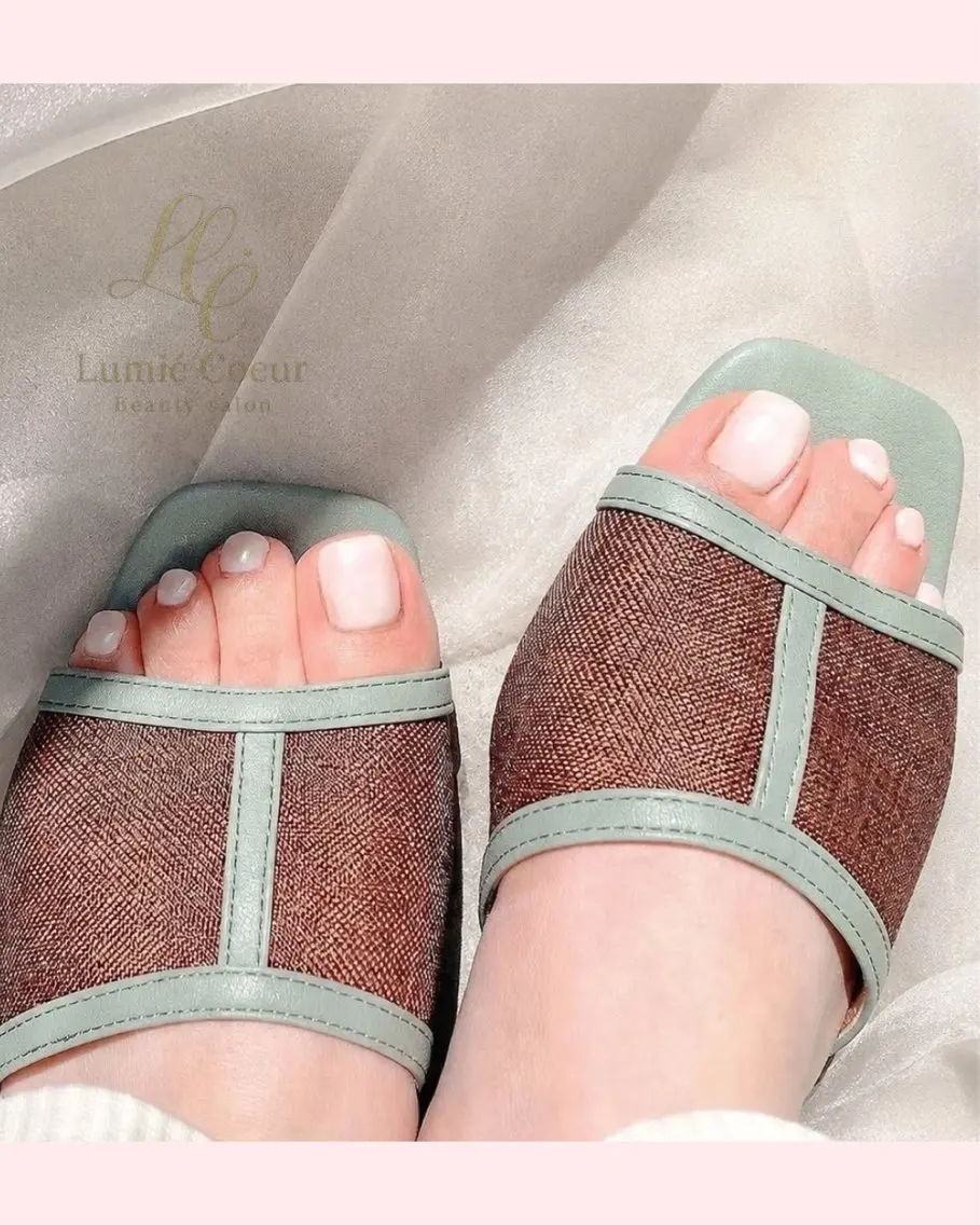 ◇Foot◇ワンカラー色混ぜなしコース(温かいフットバス付き♨️)の写真
