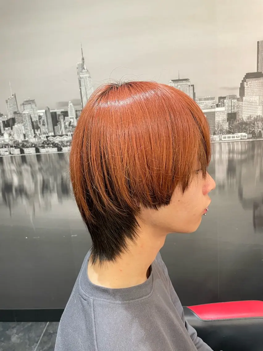 メンズ ハイトーンカラー 💚りょうか💚のヘアスタイル