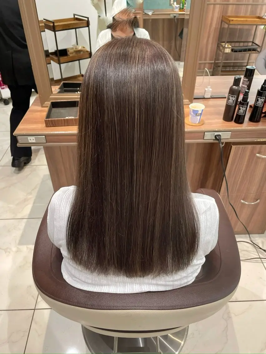 ロング カラー レイヤーカット 💎Ash茗荷谷💎のヘアスタイル