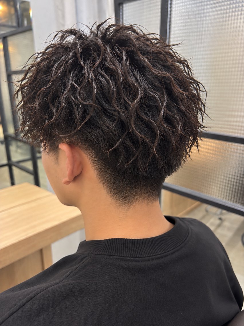 【men's限定】カット+<波巻きorツイスト orスパイラル> パーマの写真