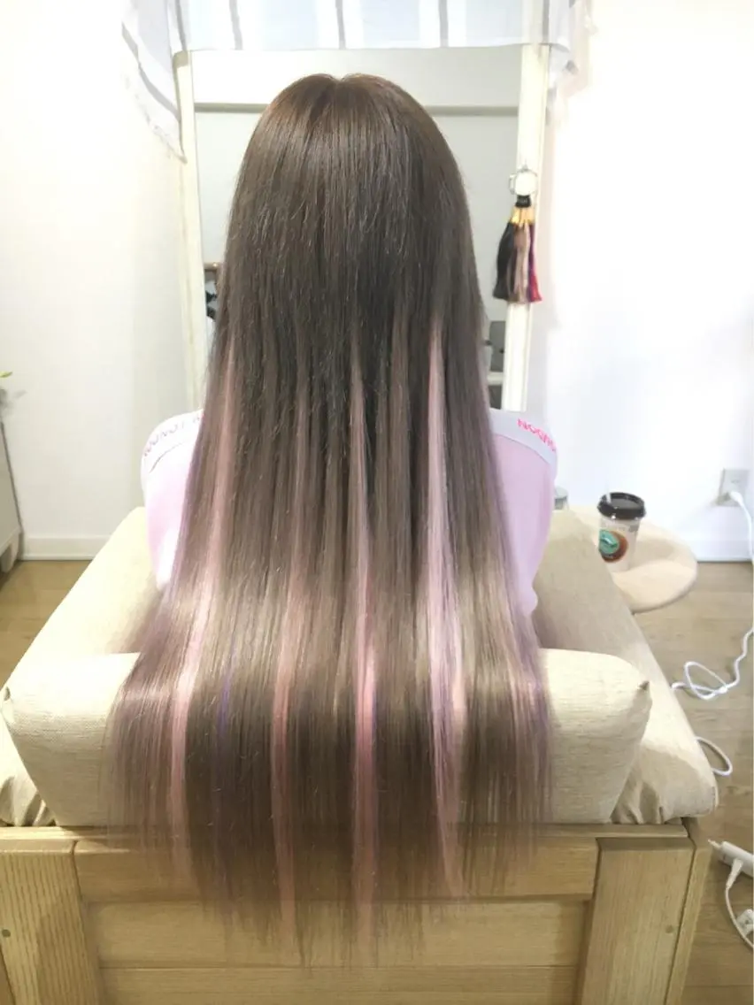 編み込み70㎝エクステ100gの写真